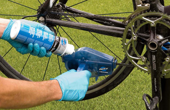čistenie reťaze bicykla