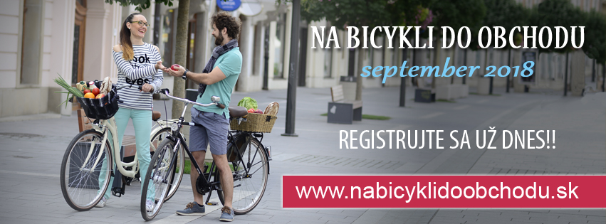 Registrácia Na bicykli do obchodu