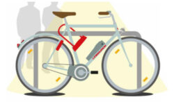 4- Správne uzamknutie bicykla