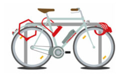 5- Správne uzamknutie bicykla