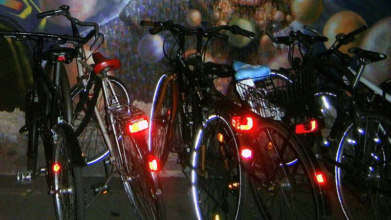 Bicyklovanie v zime - osvetlenie bicykla