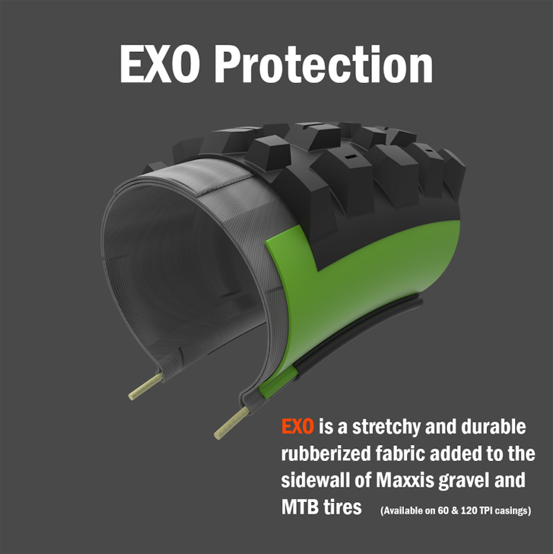 Maxxis EXO ochrana proti prerezaniu a oderu plášťa 