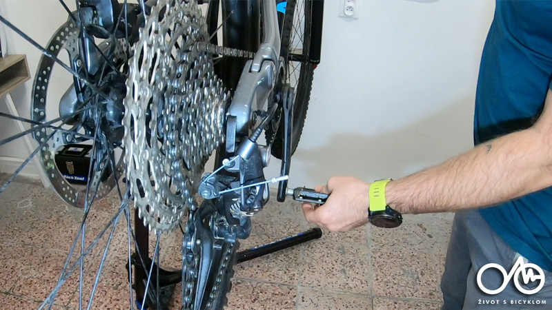 Vizuálna kontrola hnacieho ústrojenstva bicykla