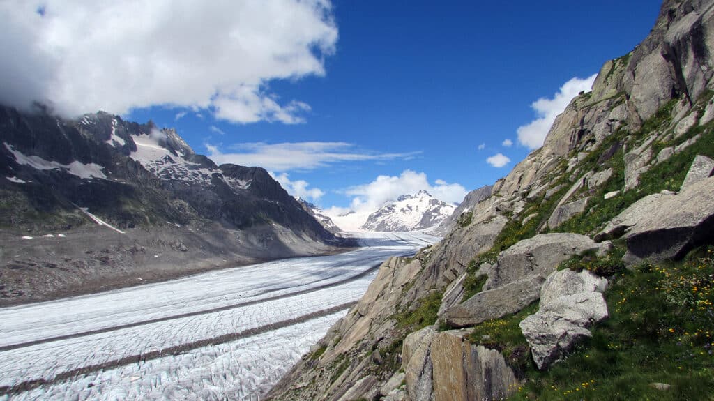 Ľadovec Aletschgletscher - Jungfrau